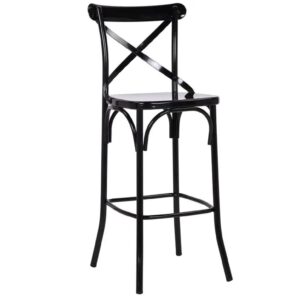 Silla bar desayunador KC606-NEGRO