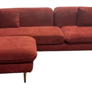 Juego de Sala 3 plazas con ottoman 025-3 OTTO rojo