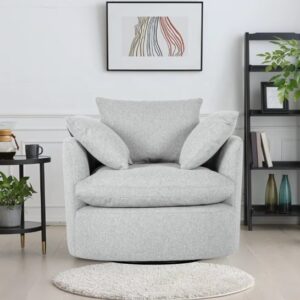 Sillón giratorio comfy-2001 gris