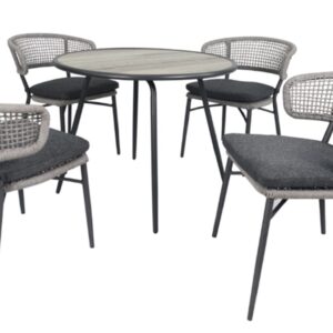 Comedor 4 sillas GB18-736 terraza