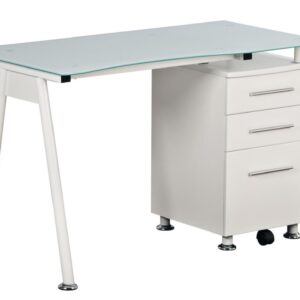 Escritorio con gavetas CT-01B blanco