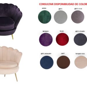 Butaca concha grande KC-07 colores